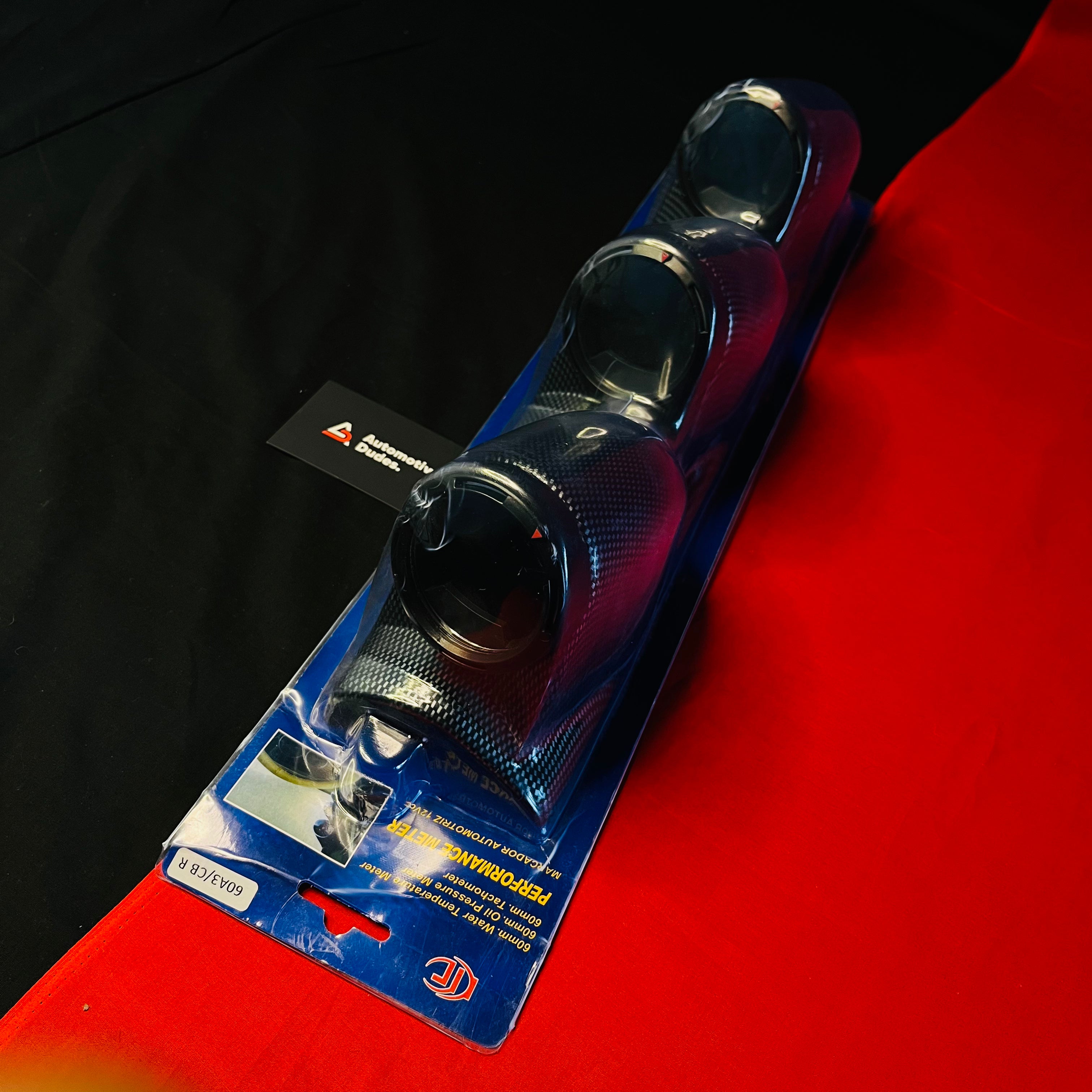 Defi Digital Pillar Meter Gauge (RPM, Water Temp & Voltage)