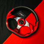 MOMO 12 Inch D-Shaped Universal Steering Wheel