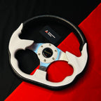 MOMO 12 Inch D-Shaped Universal Steering Wheel