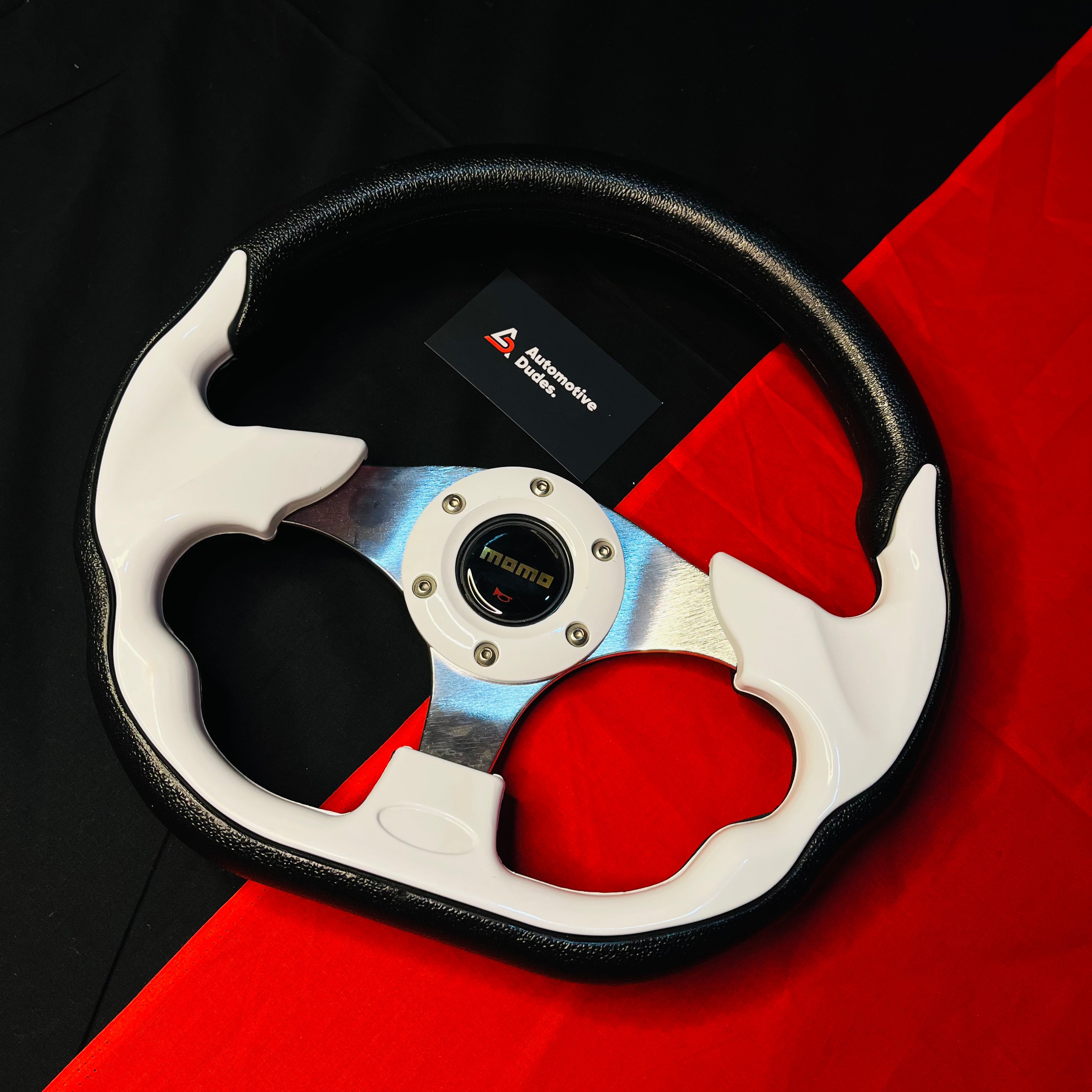 MOMO 12 Inch D-Shaped Universal Steering Wheel
