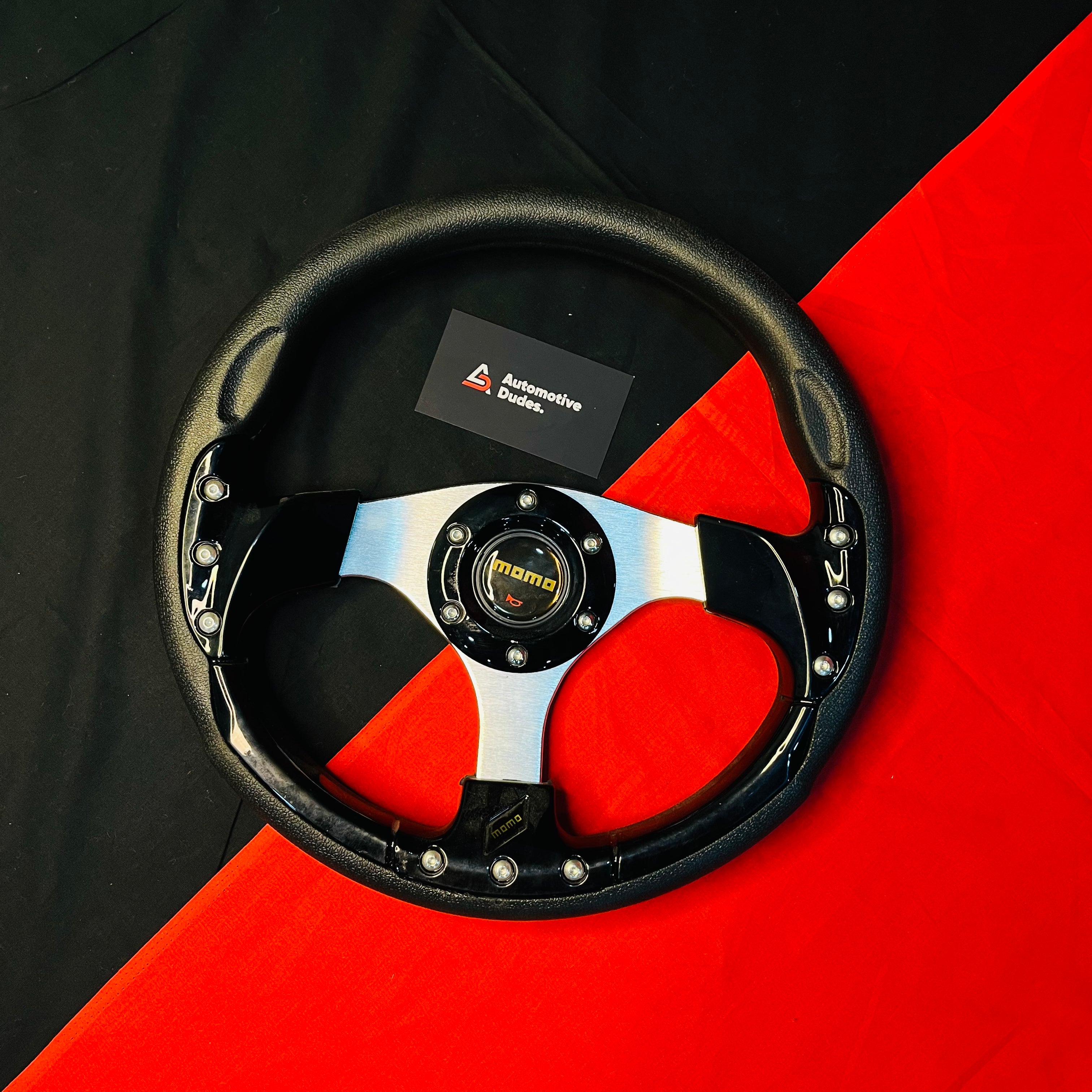 MOMO 12 Inch Round Universal Steering Wheel