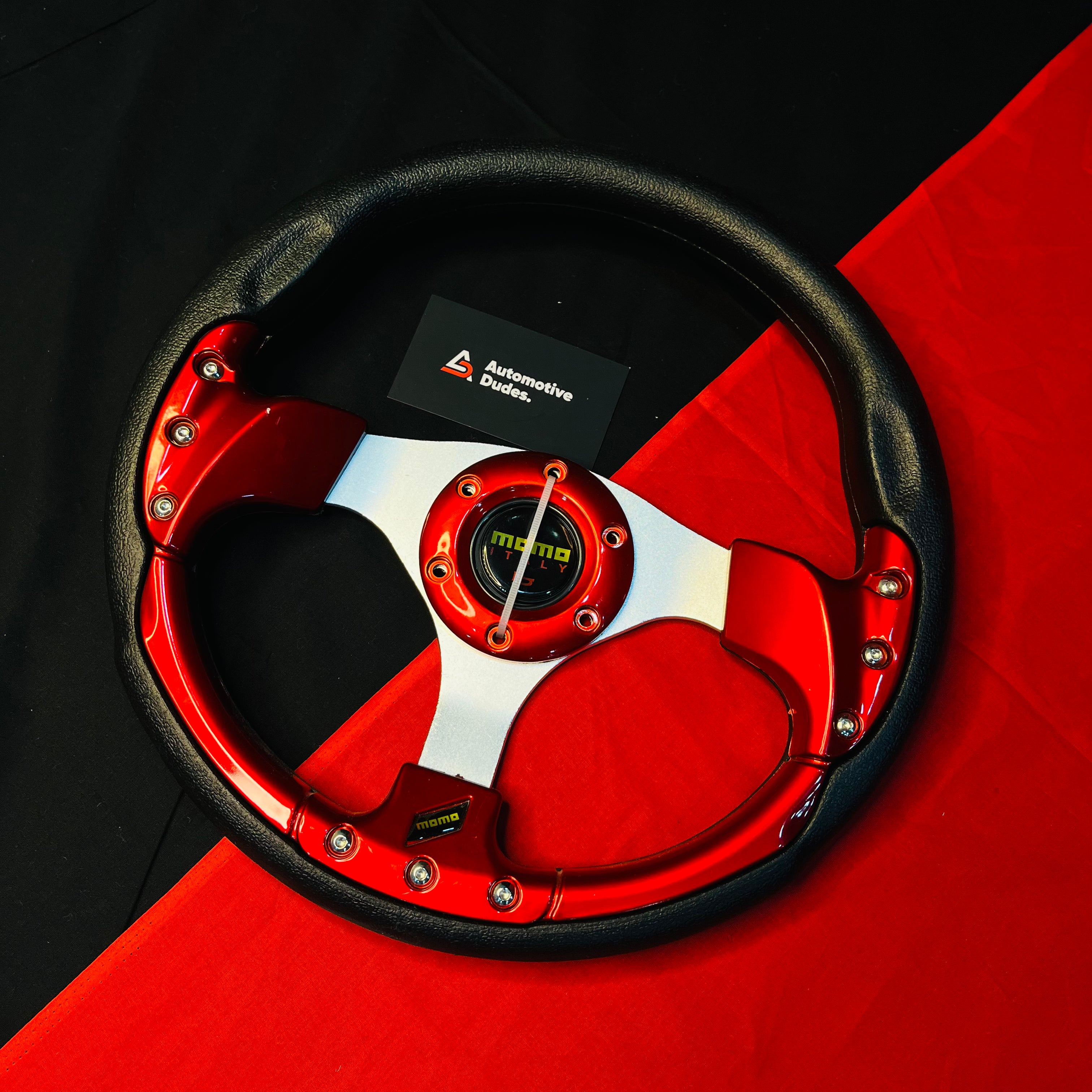 MOMO 12 Inch Round Universal Steering Wheel