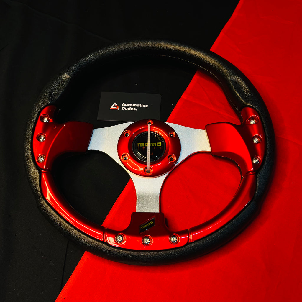 MOMO 12 Inch Round Universal Steering Wheel
