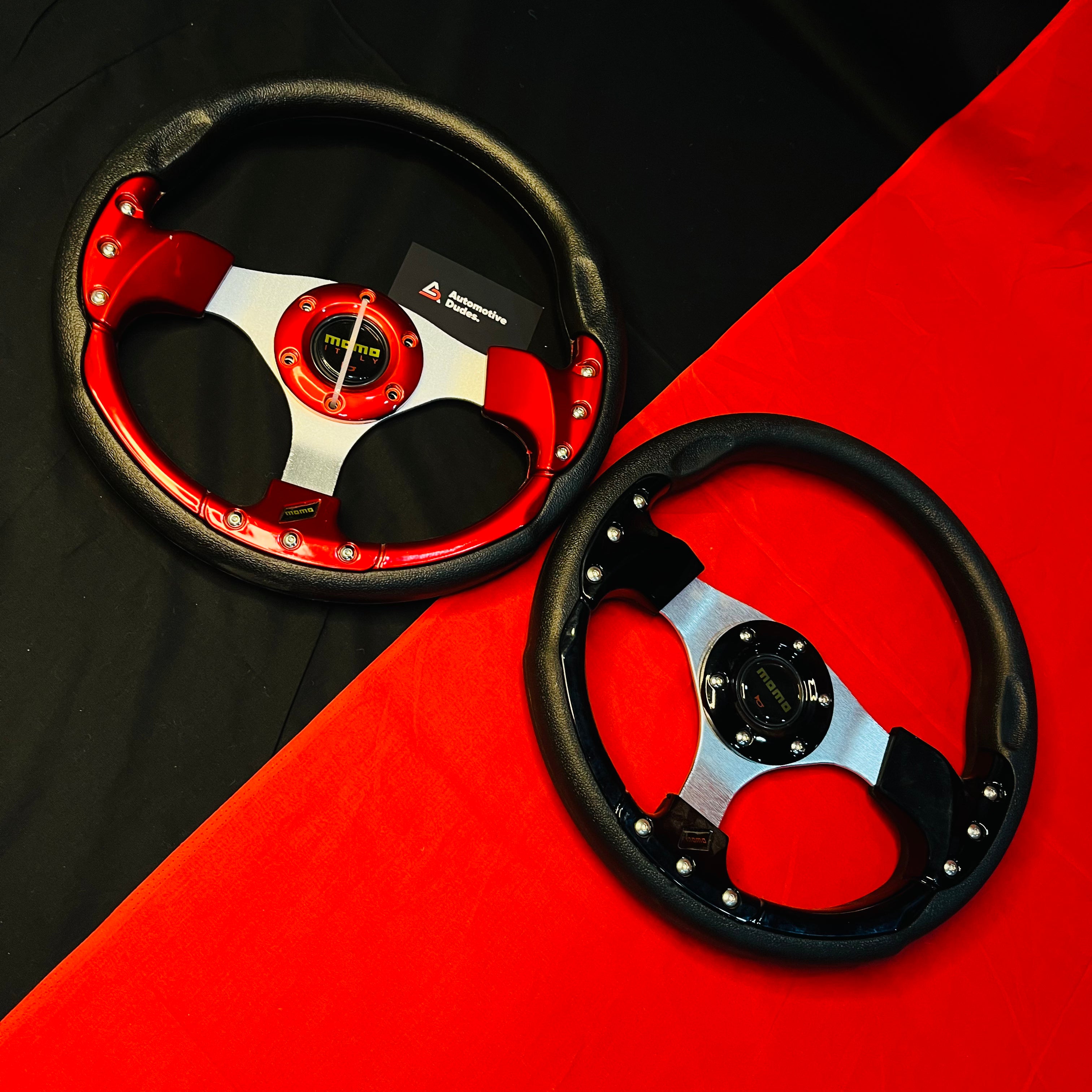 MOMO 12 Inch Round Universal Steering Wheel