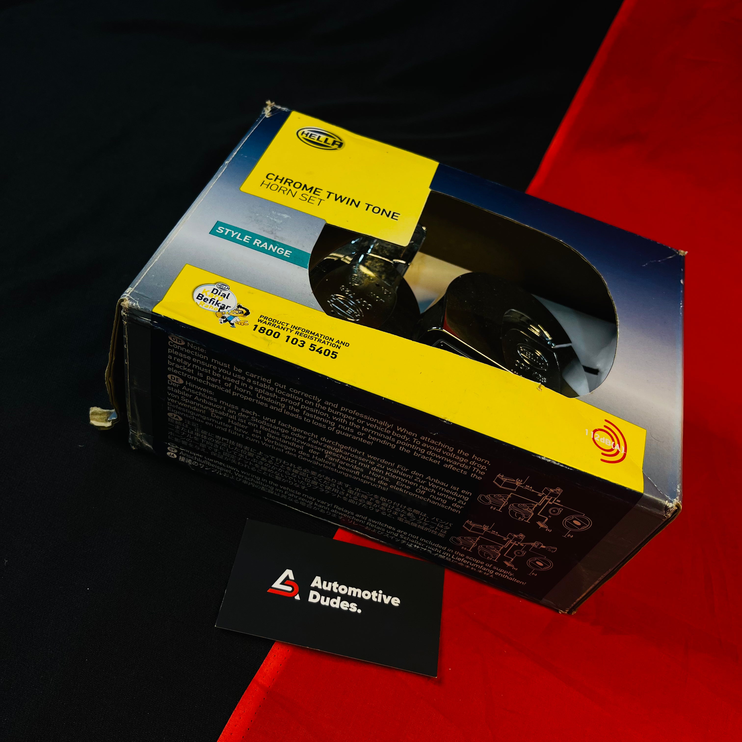 Hella Chrome Trumpet Horn Set