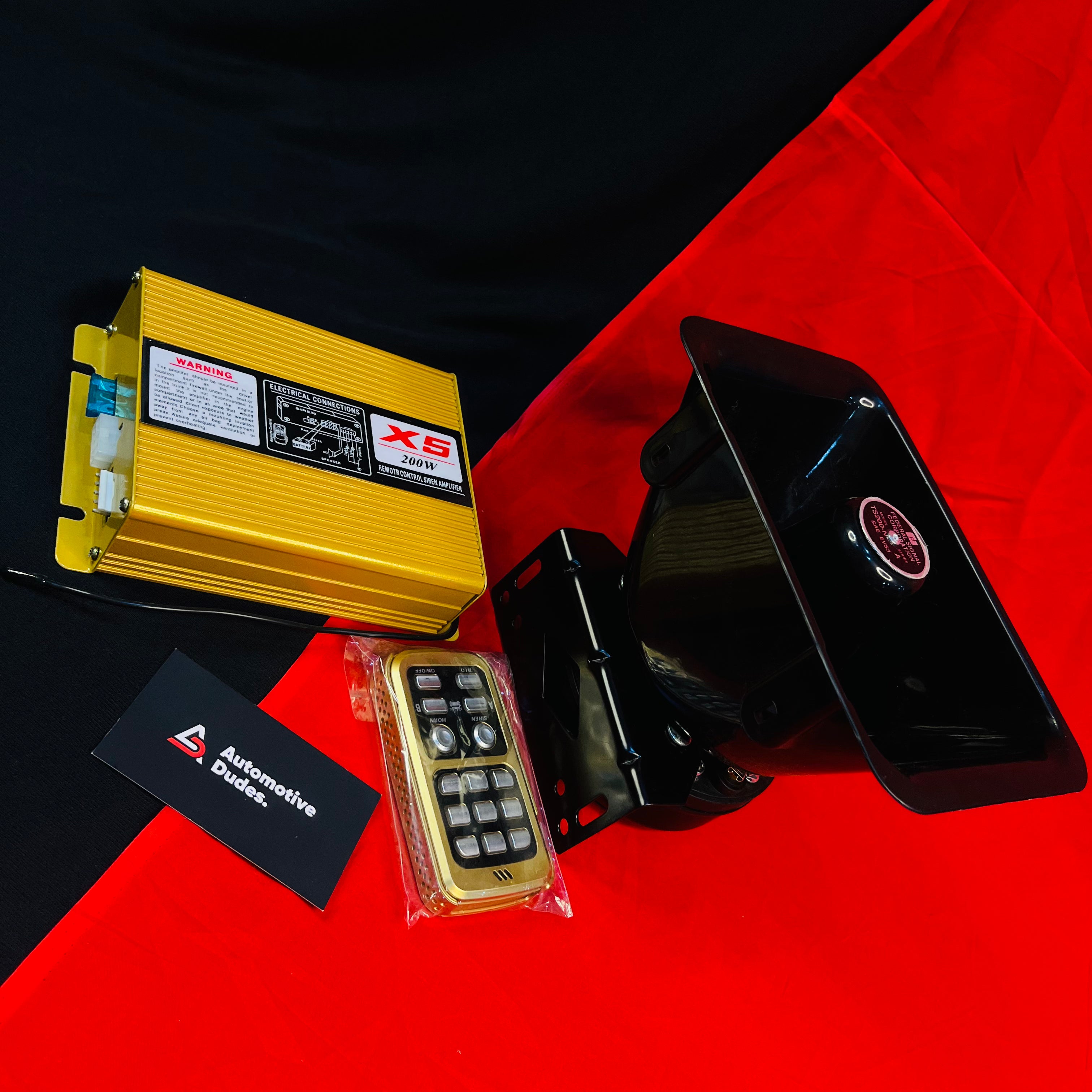 200 W Remote Controlled Federal Siren