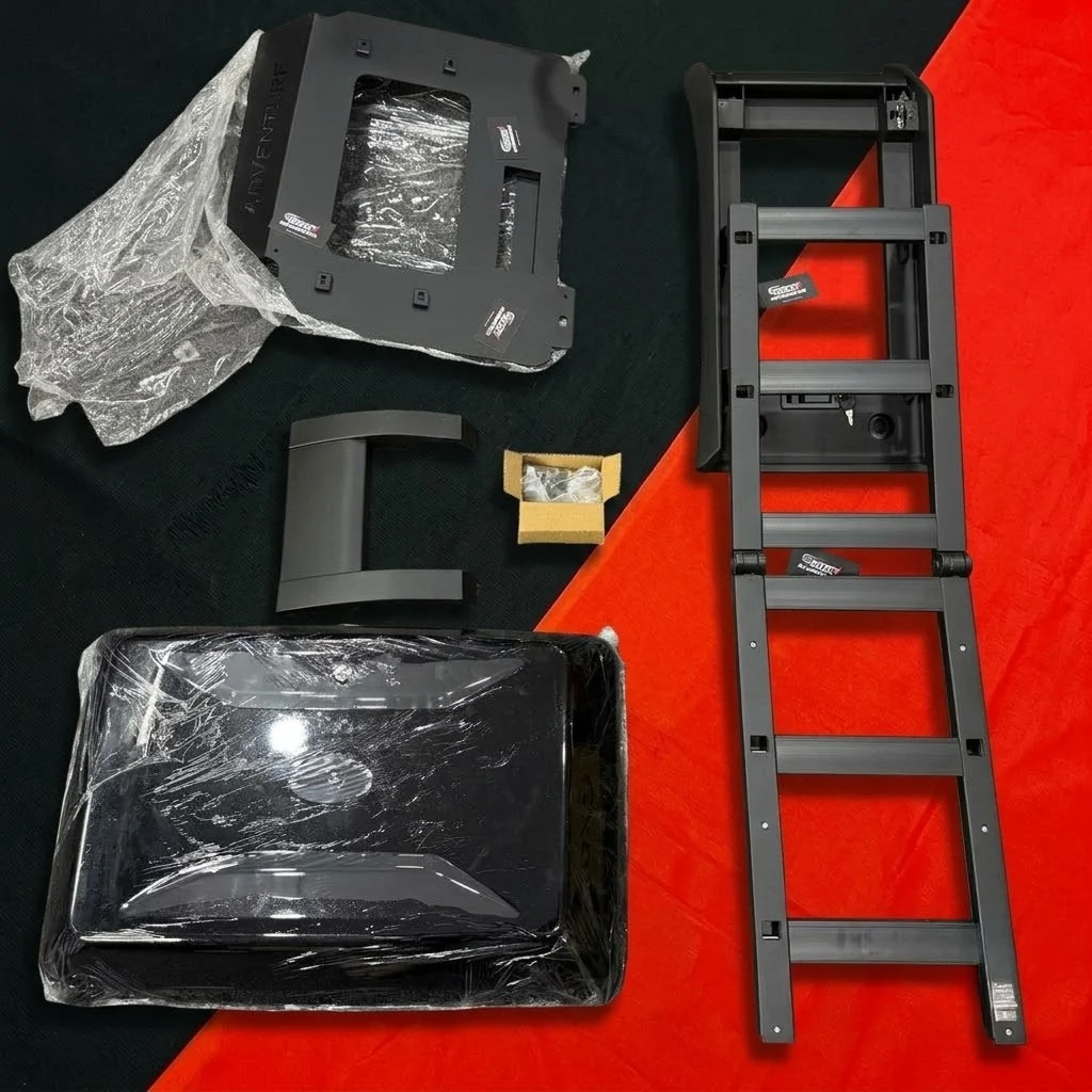 Mahindra Thar ROXX Side Utility Gear Box & Folding Access Ladder Kit