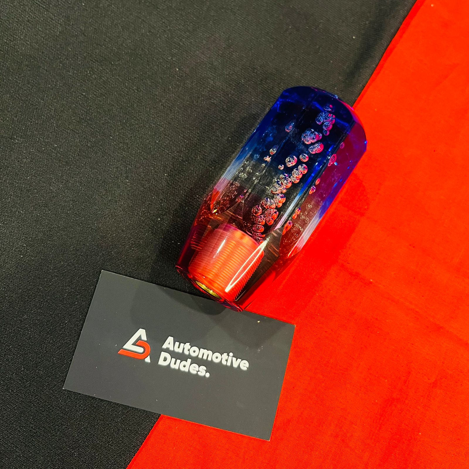 Crystal Multicolor Bubble Gear Knob – Universal Fit for Cars