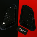 Gloss Black ABS Hood Scoop Set | Universal Fit | 2-Piece Kit
